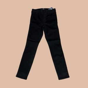 NWT Hollister Women’s Mid-Rise Super Skinny Jeans Black Sz W25 L28